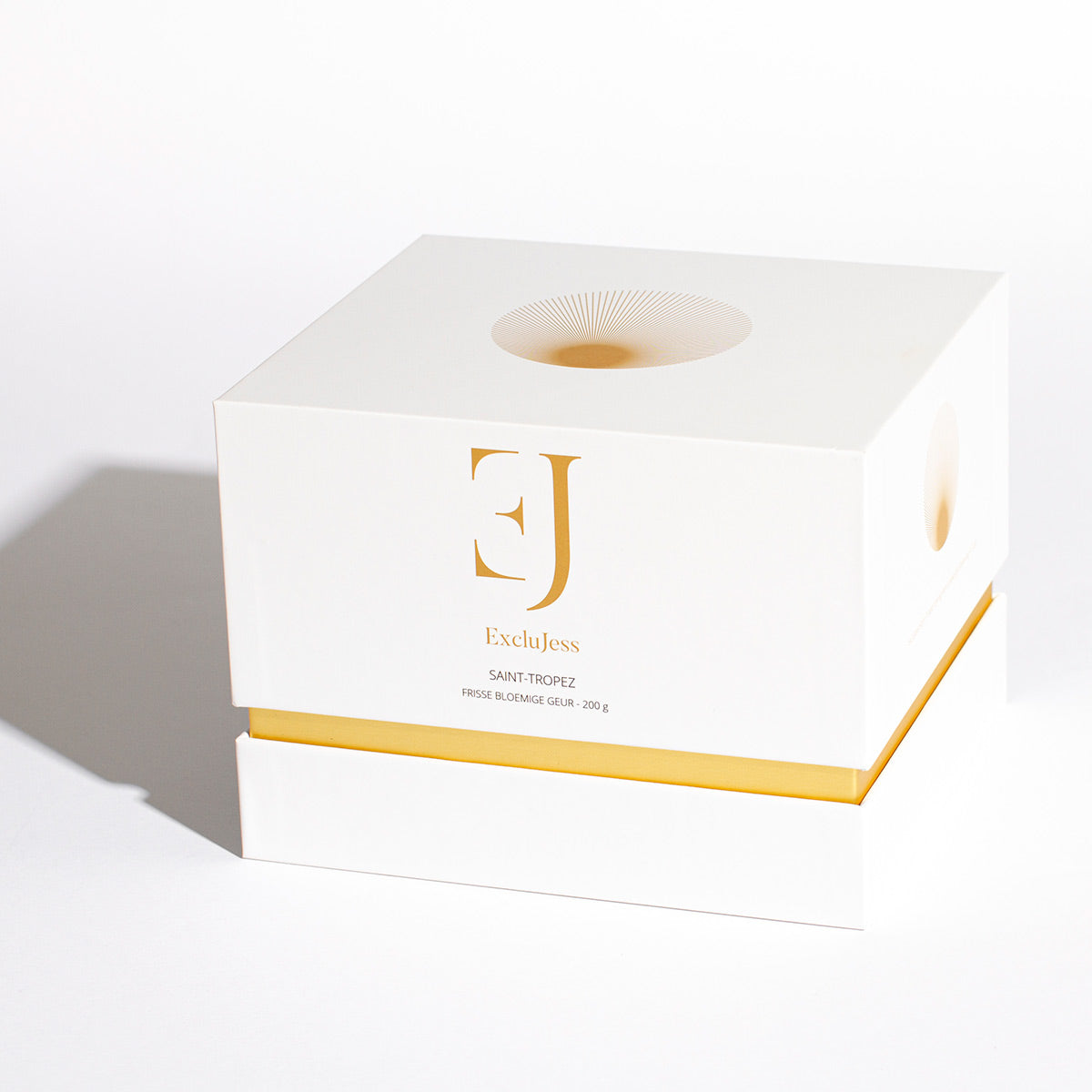 Luxe marmer geurkaars - Saint Tropez