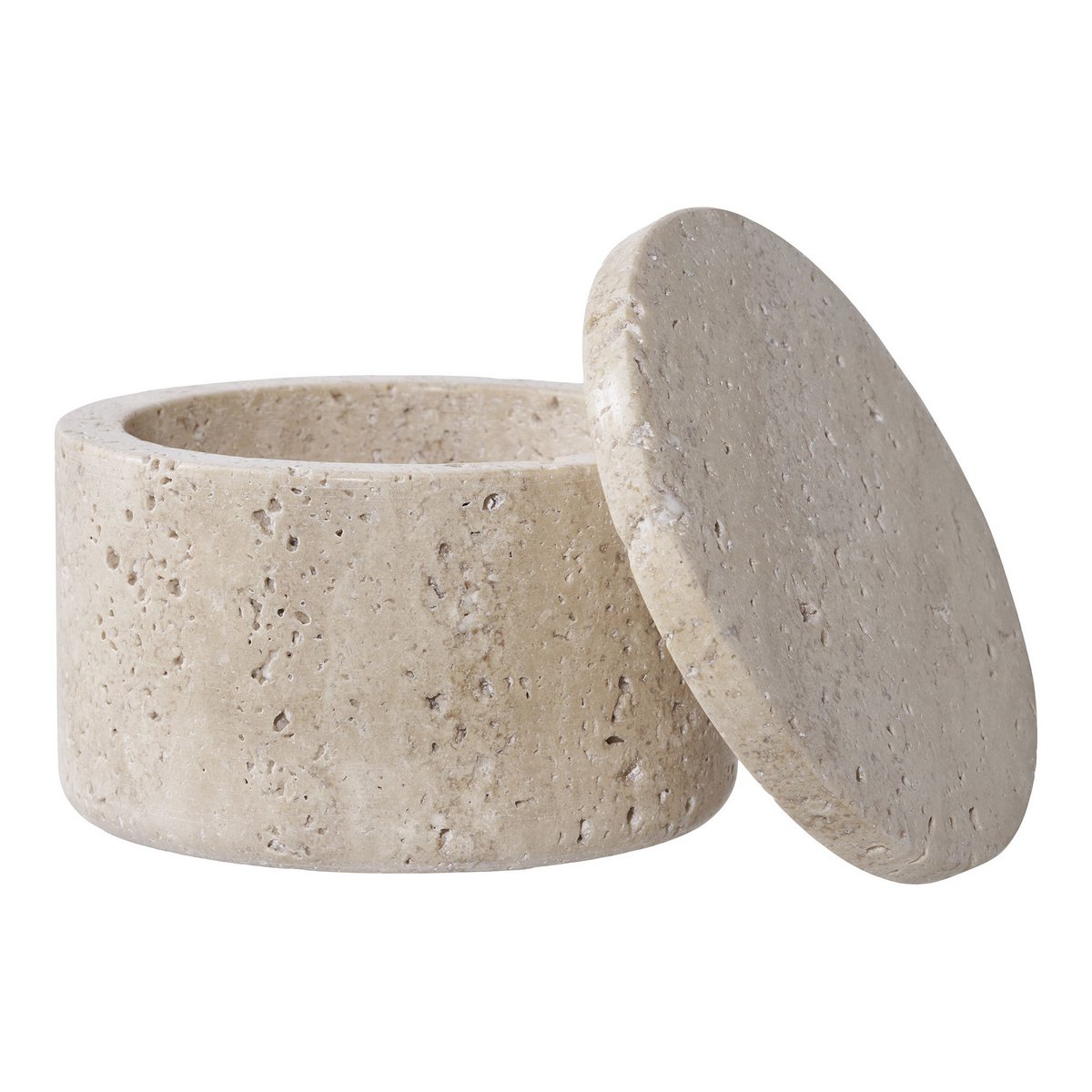 Travertin Opbergpot