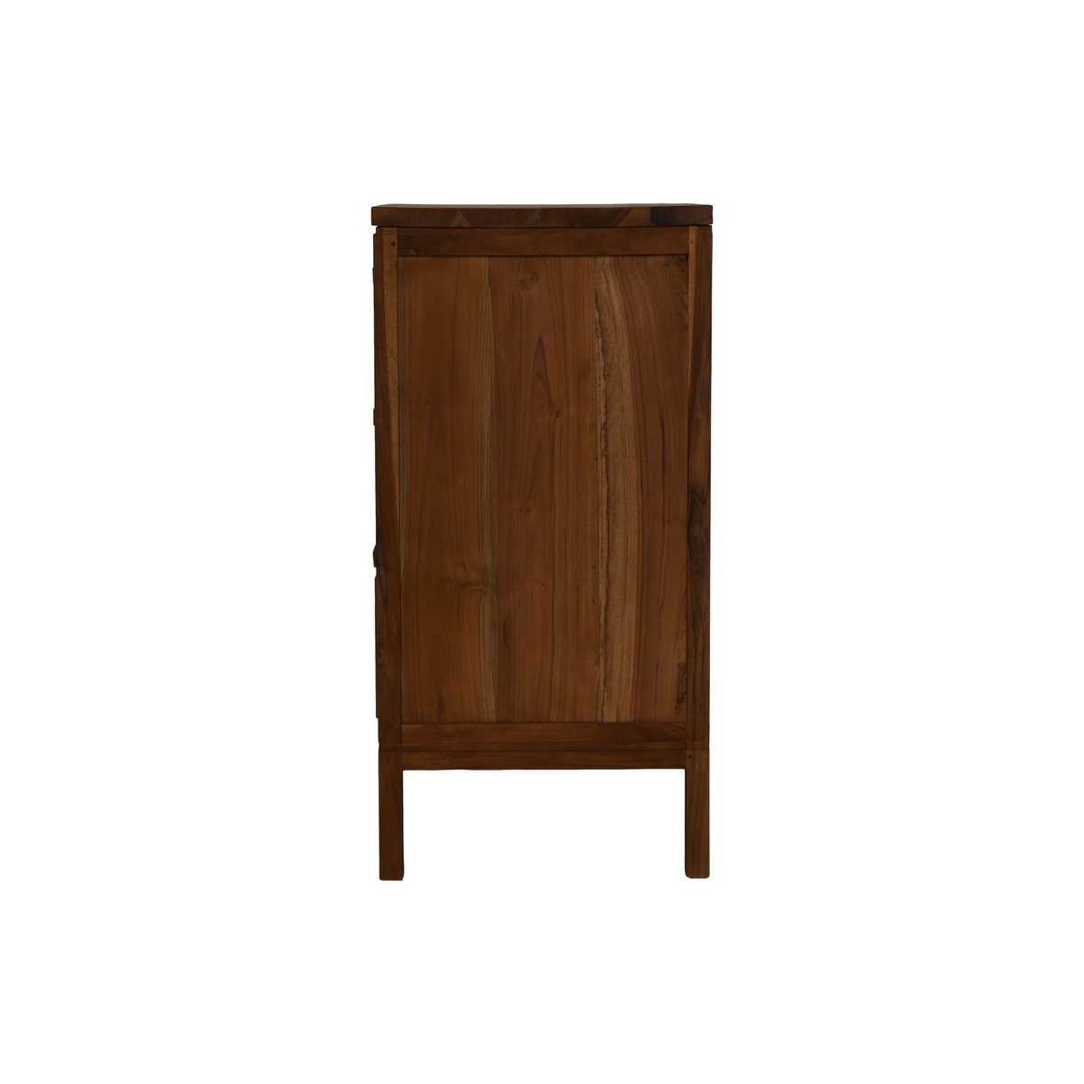 Teak/rotan Dressoir