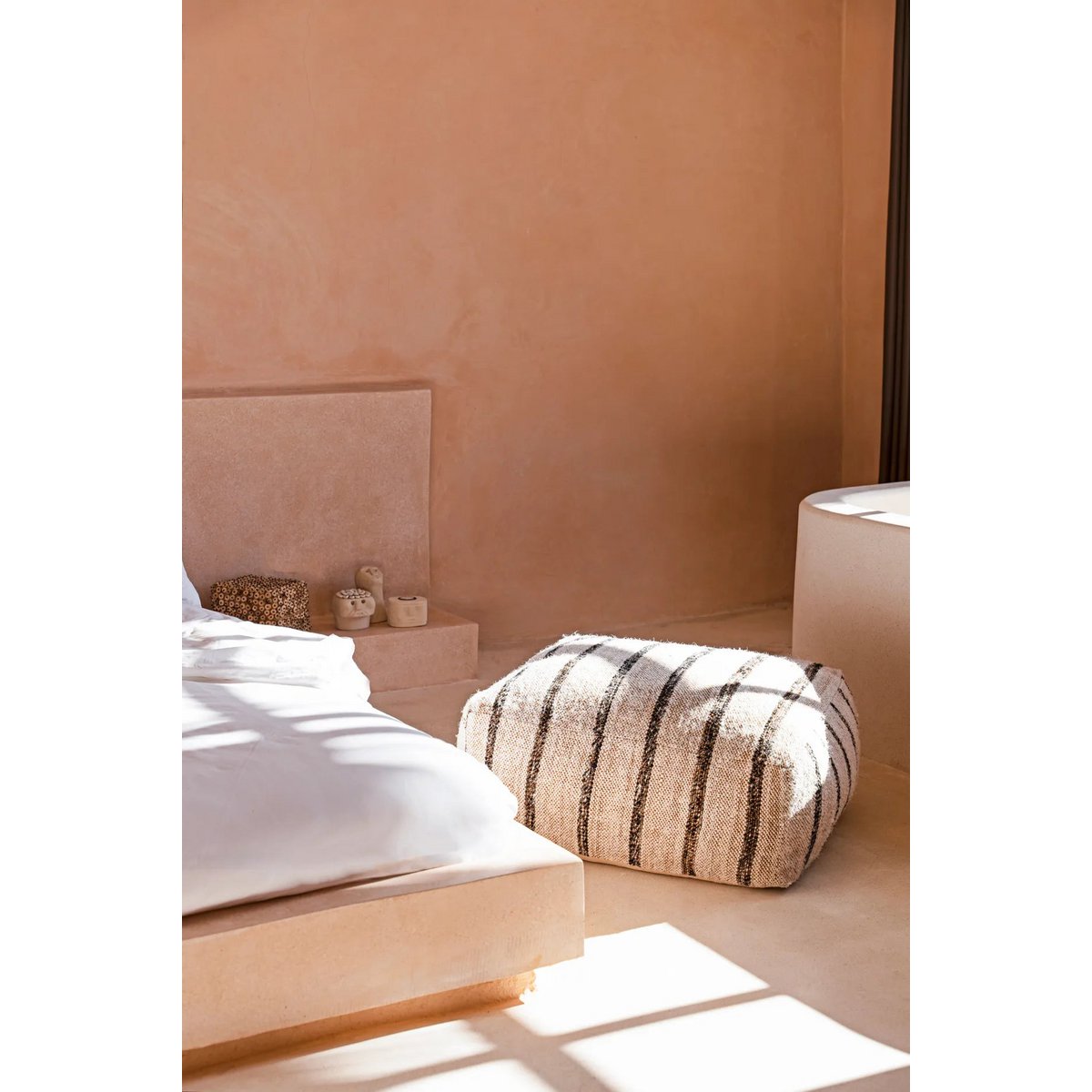 Oh My Gee Poef - Boheems Wit