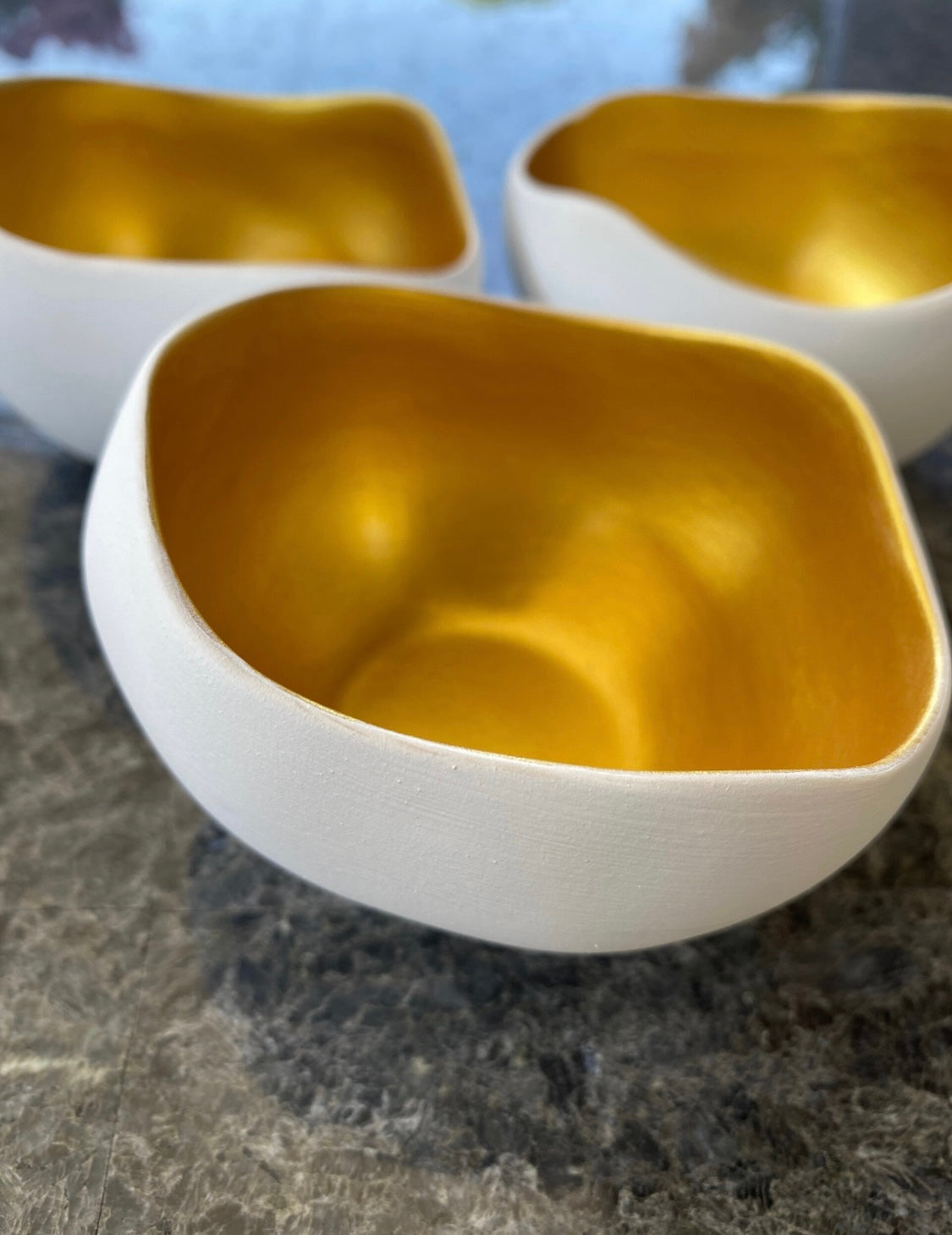 Waxinelichthouder Goud - set van 3