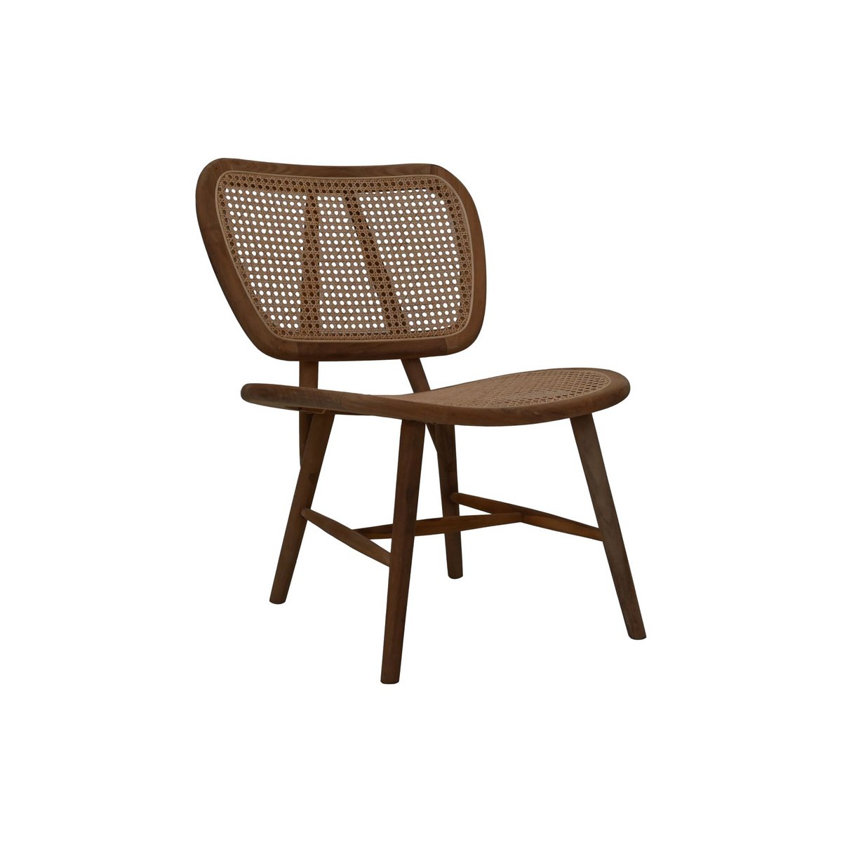 Lugano Rotan stoel - Naturel - Teak/rotan