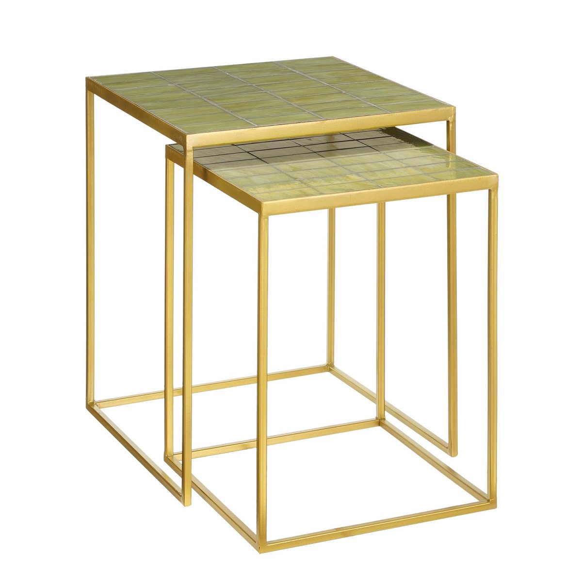 Aaron Sidetable - Set van 2 - Groen