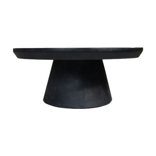 Salontafel Drum - Mat Zwart - Ø75