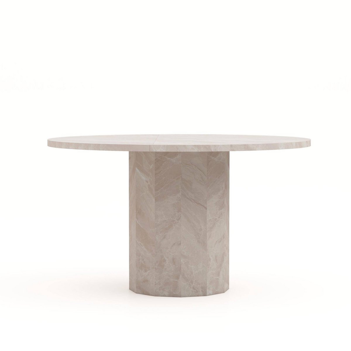 Sofia Eettafel - ø130 - Travertin