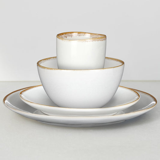 Tabo Servies - Set 4 Persoons - Wit