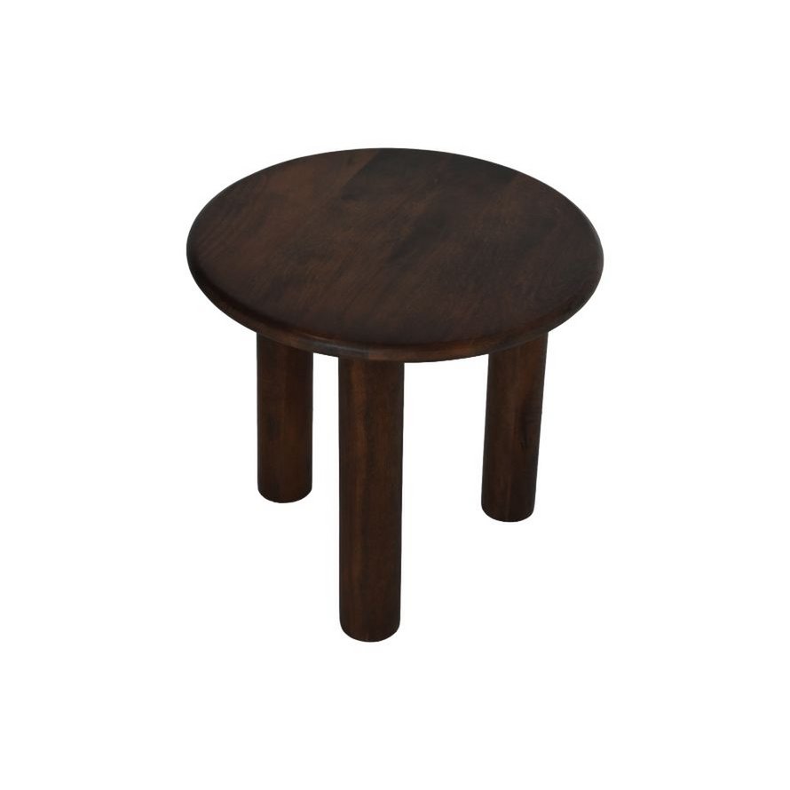 Pilaar Sidetable - Mangohout - Bruin