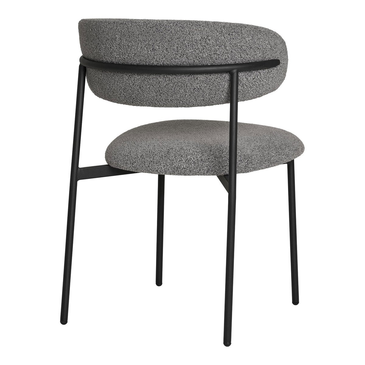 Mira Eetkamerstoel - Set van 2 - Bouclé Grijs