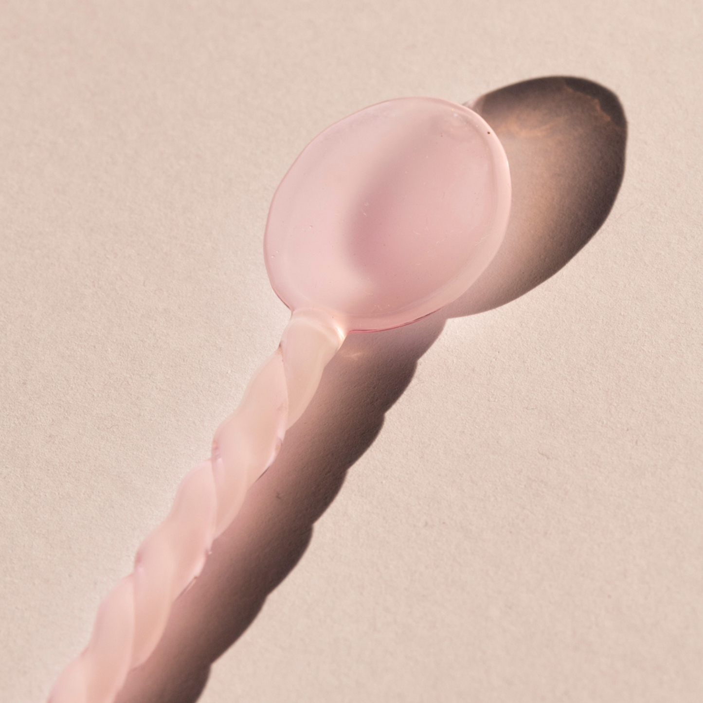 Twisted spoon - glazen lepels - set van 4