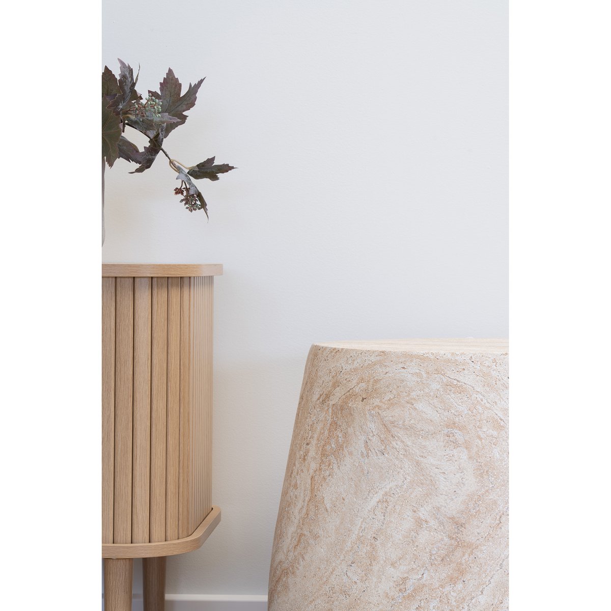 Bonn Sidetable - Natural - ø47.5 cm