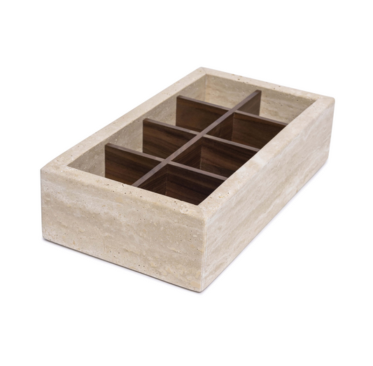 Travertin Organizer Box