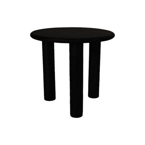 Pilaar Sidetable - Mangohout - Zwart