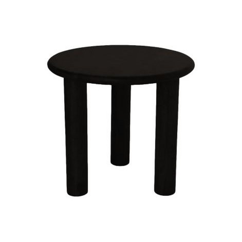 Pilaar Sidetable - Mangohout - Zwart