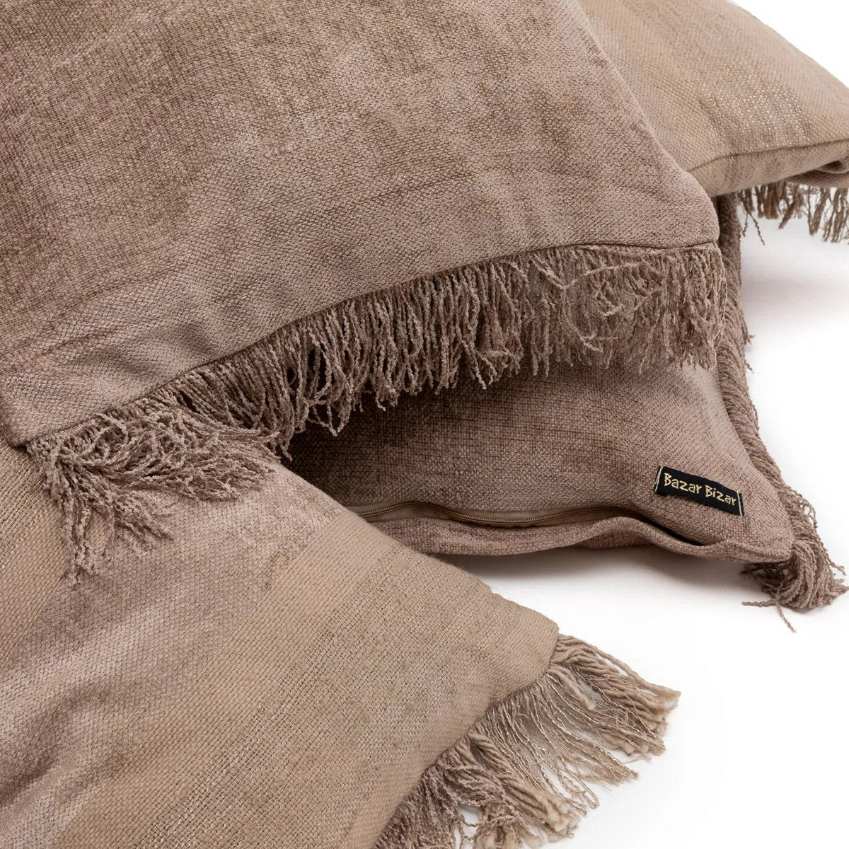 The Oh My Gee Kussenhoes - Bruin/Beige - 35x100