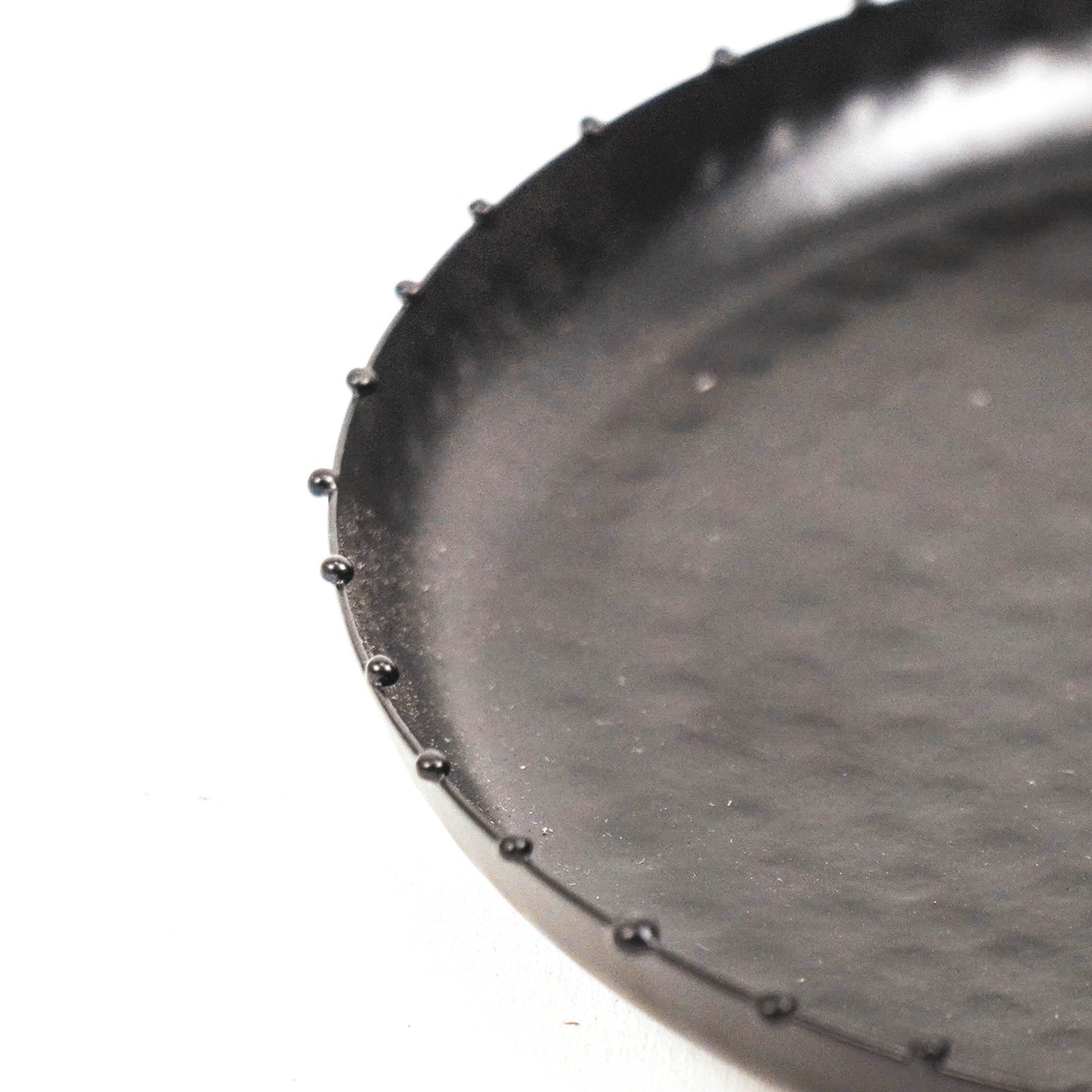Round tray - zwart
