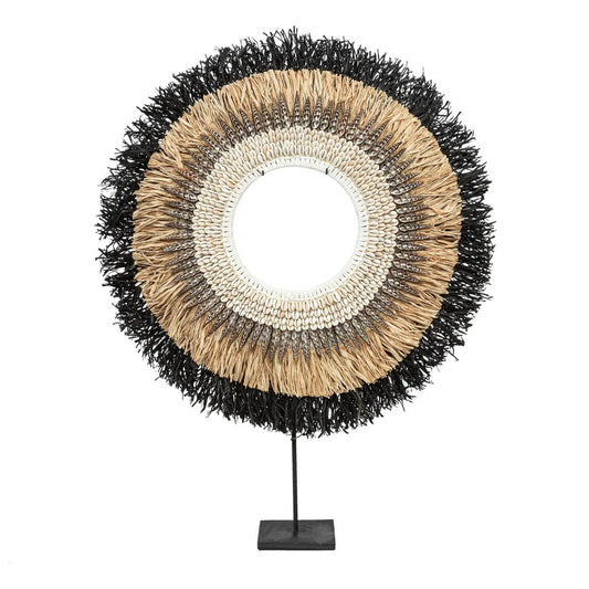 Mojo Raffia - Naturel Zwart - L