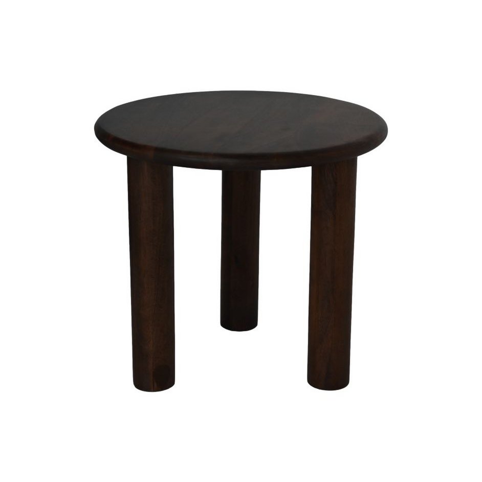 Pilaar Sidetable - Mangohout - Bruin
